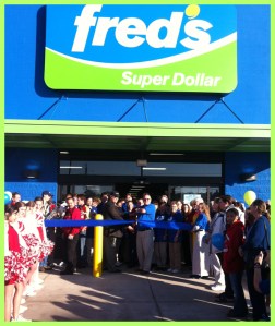 Fred's Super Dollar Ribbon Cutting