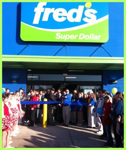 Fred's Super Dollar Ribbon Cutting