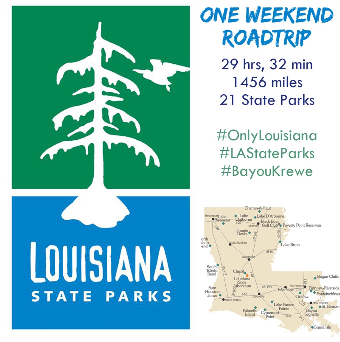 Louisiana State Park Roadtrip