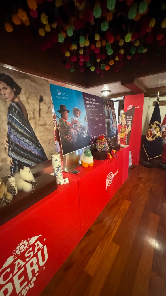 a Peruvian display aboard the B.A.P. Union