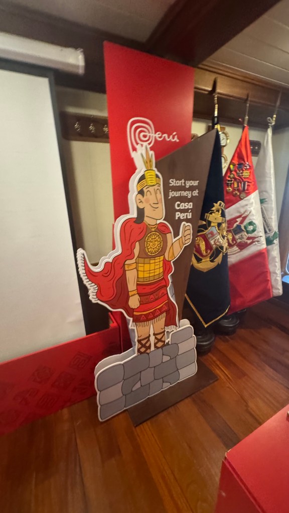 a Peruvian display aboard the B.A.P. Union